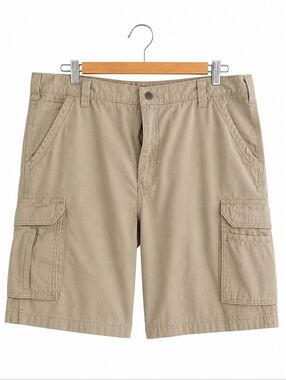 Carhartt Force Cargo Shorts Tan Relaxed Fit Size 40 Utility Workwear